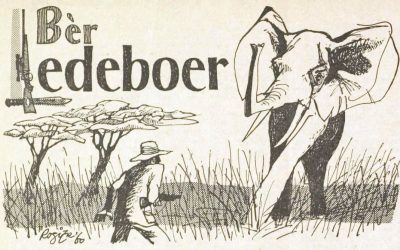 Ber Ledeboer, Pemburu Legendaris yang Terbunuh Gajah Afrika