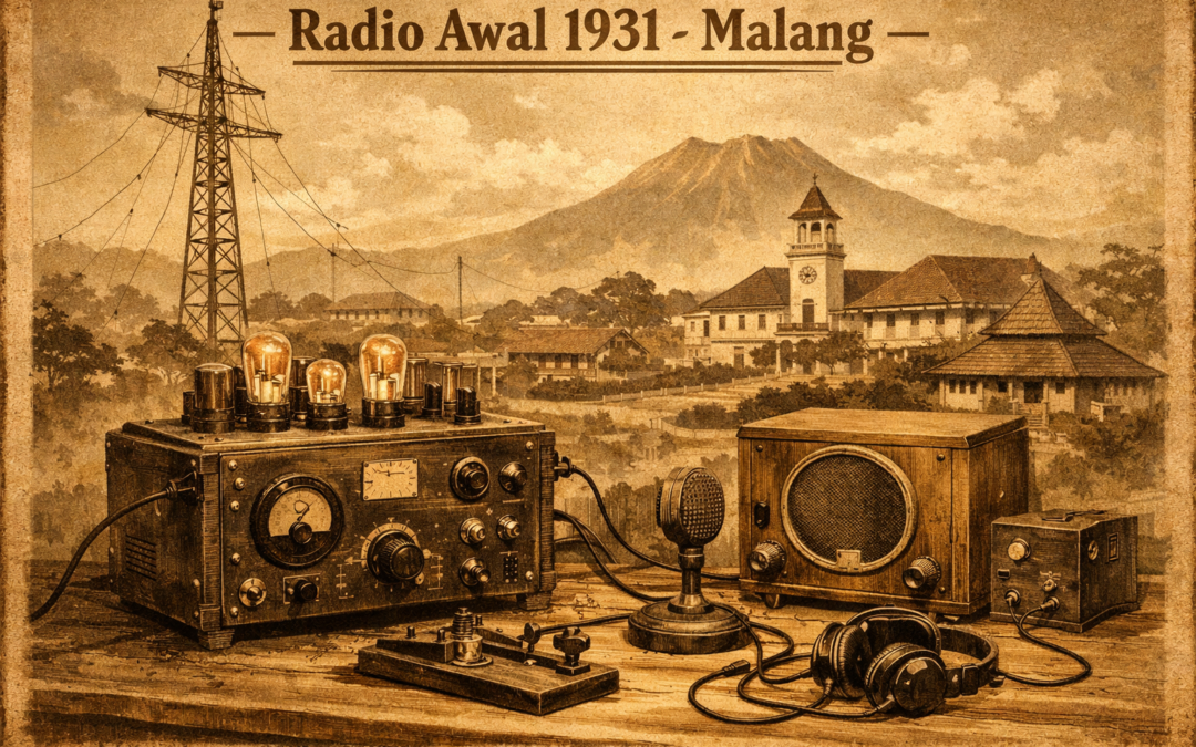 Sejarah Radio di Malang (1931-1945): Dari Pemancar Pribadi ke Corong Perang