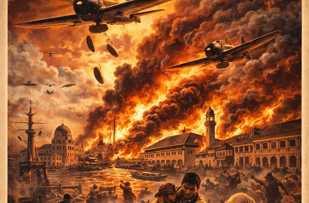 Ketika Pertama Kalinya Kota Surabaya Dibombardir Jepang 1942