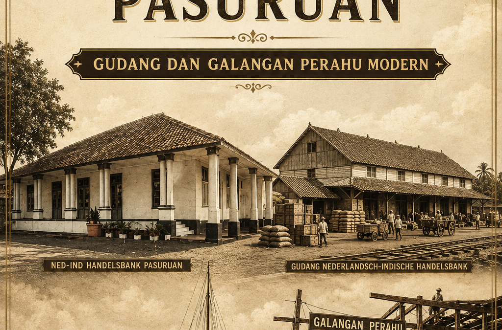 Galangan Perahu Modern dan Gudang Pengapalan N.I. Handelsbank Pasuruan