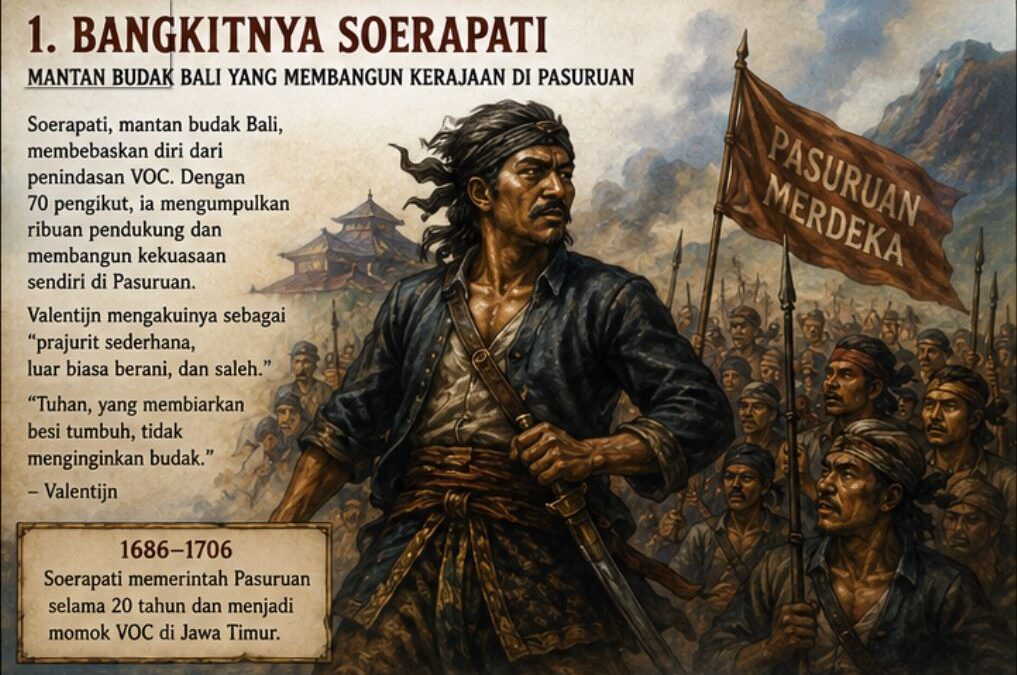 Catatan Perjalanan Ekspedisi Militer VOC Melawan Suropati Tahun 1706