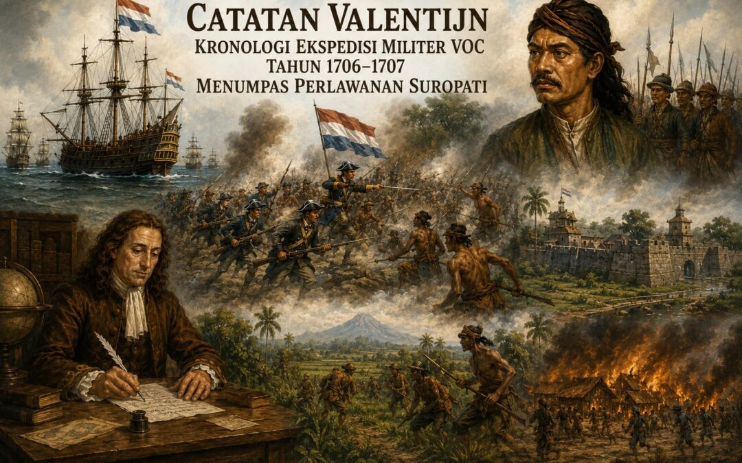 Catatan Valentijn : Kronologi Ekspedisi Militer VOC Tahun 1706-1707 Menumpas Perlawanan Suropati